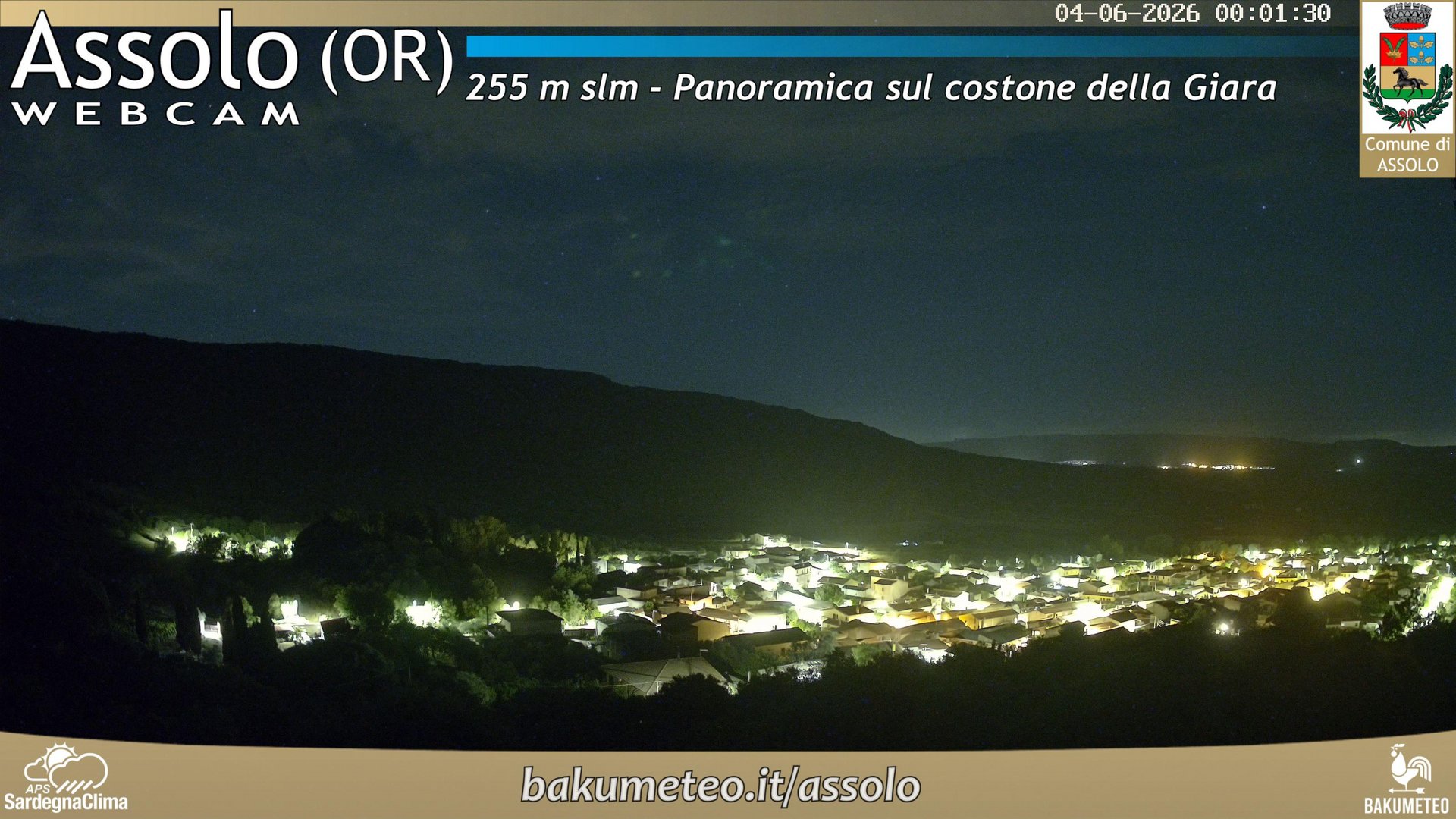 time-lapse frame, Assolo webcam