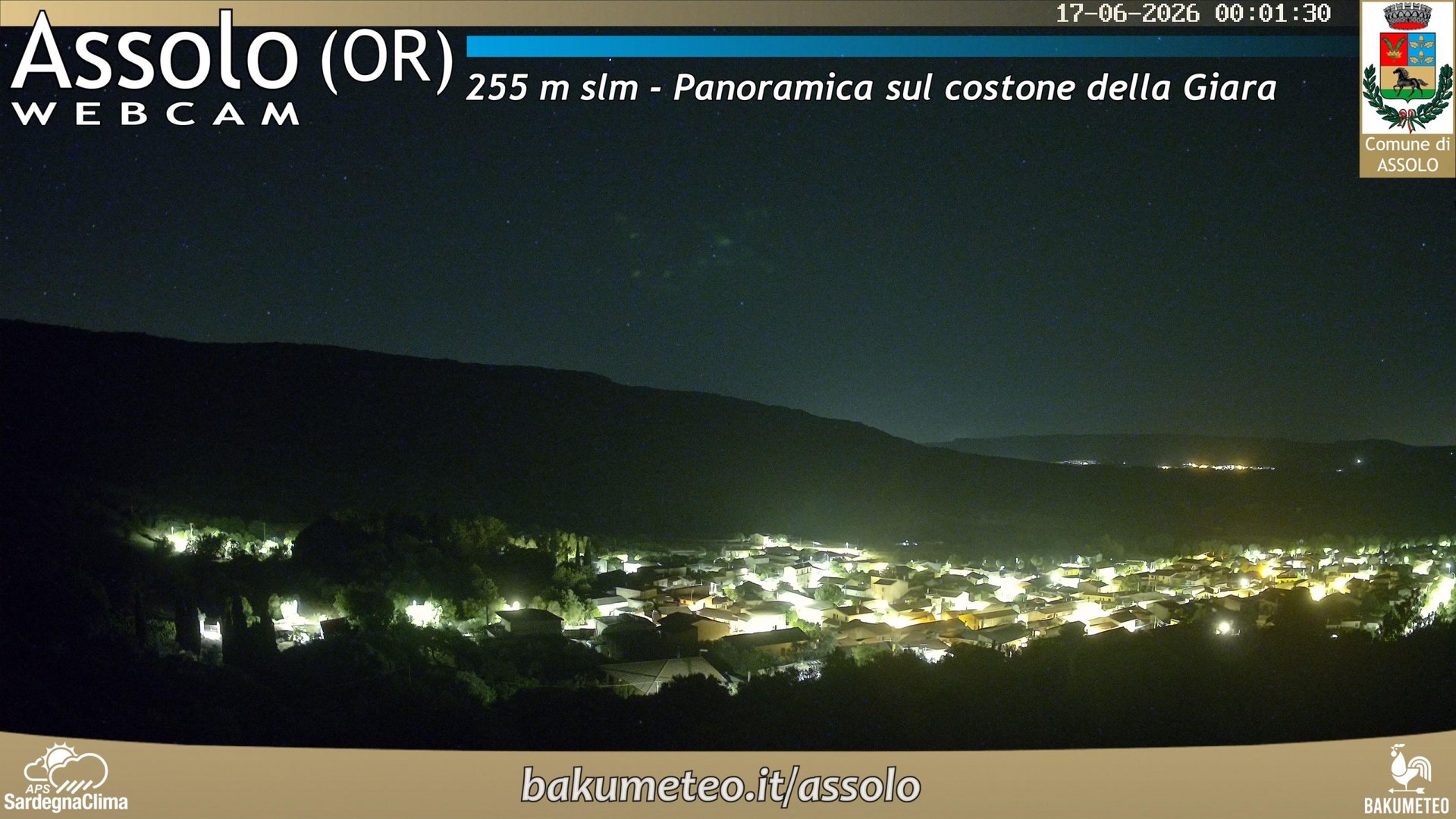 time-lapse frame, Assolo webcam
