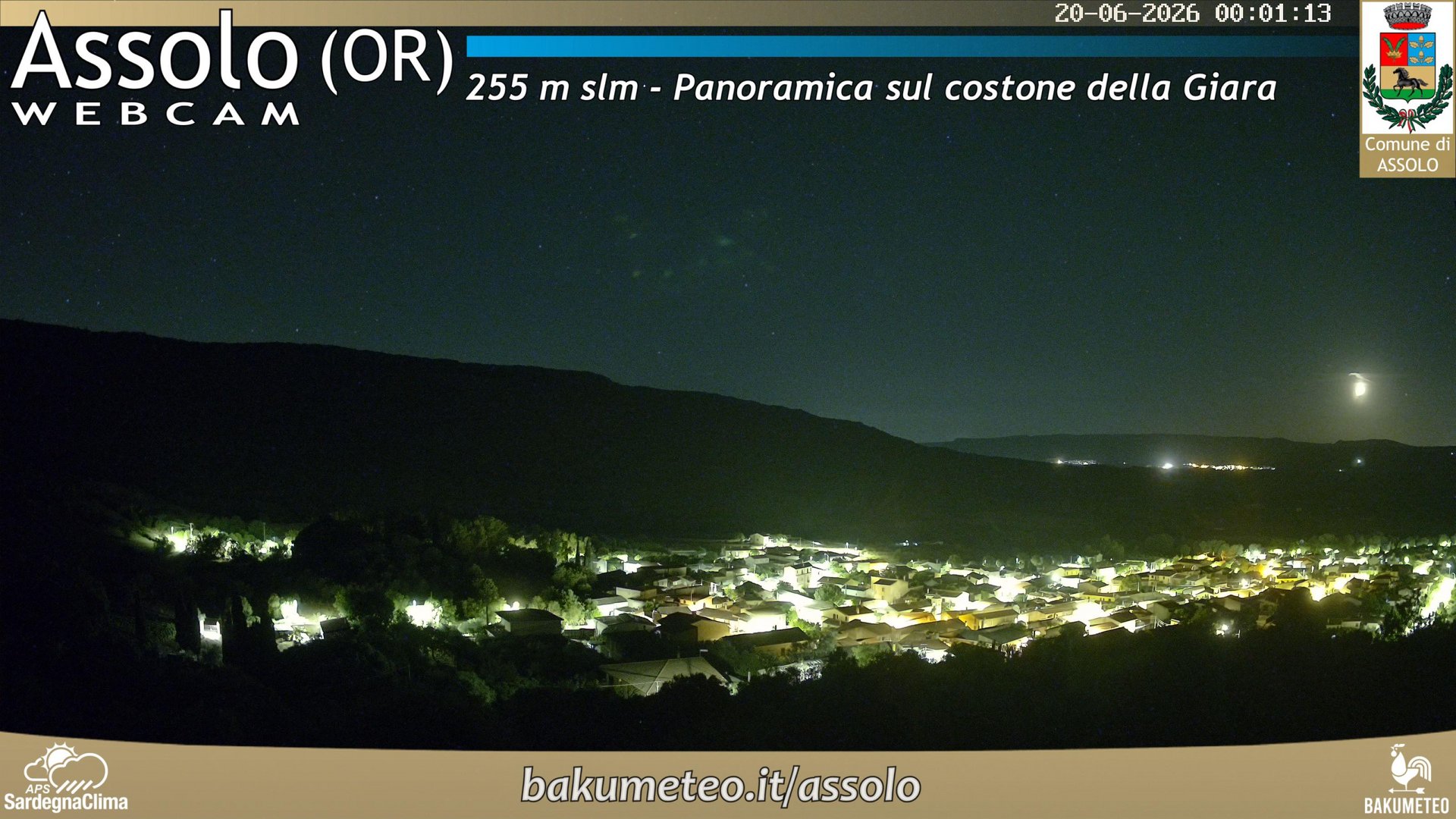 time-lapse frame, Assolo webcam