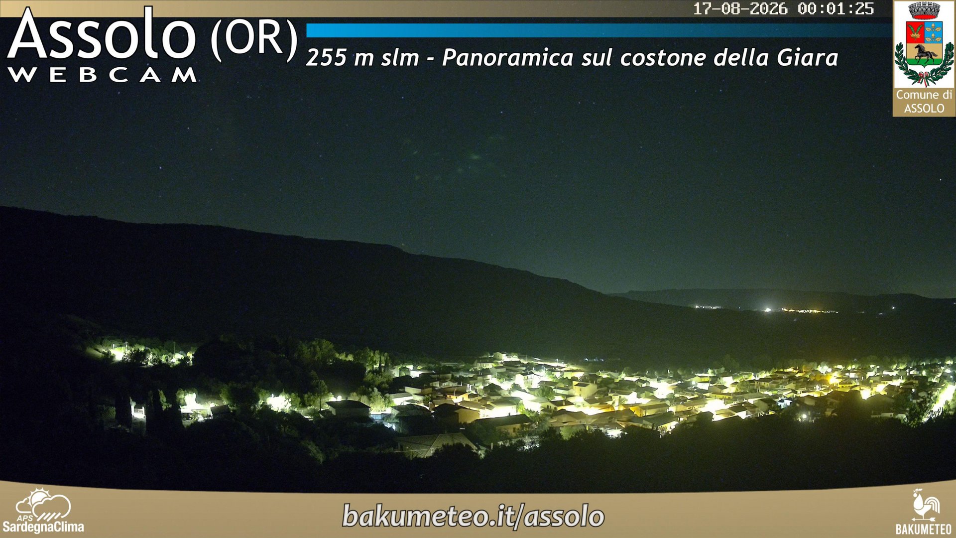 time-lapse frame, Assolo webcam
