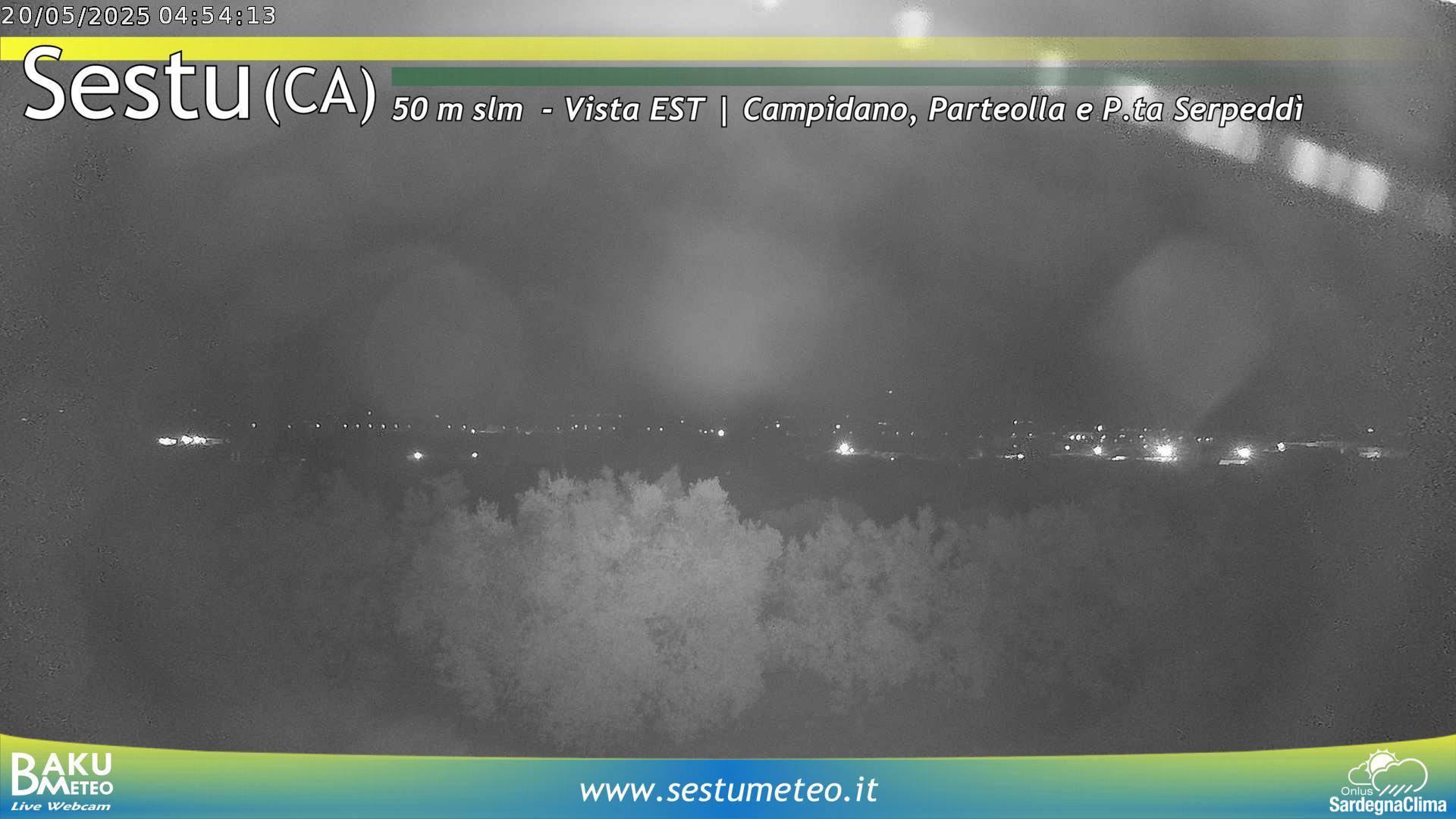 time-lapse frame, Sestu webcam