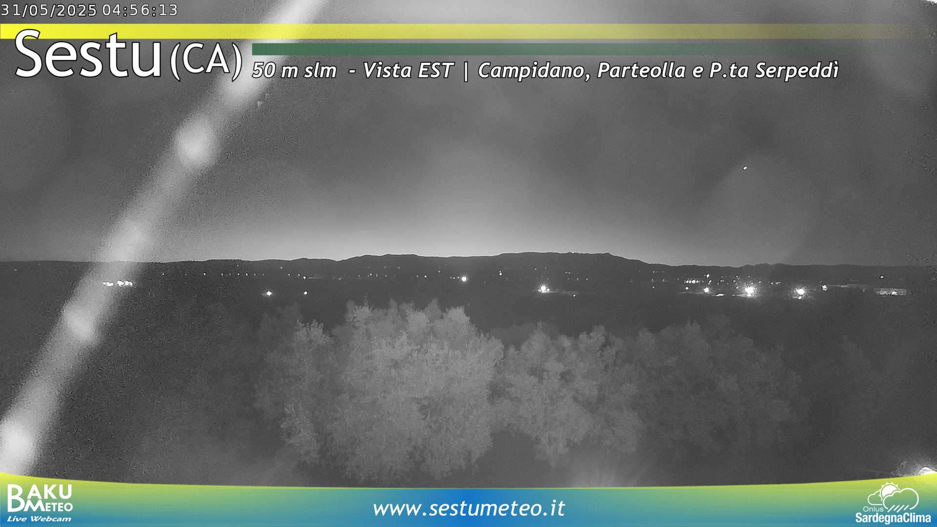 time-lapse frame, Sestu webcam