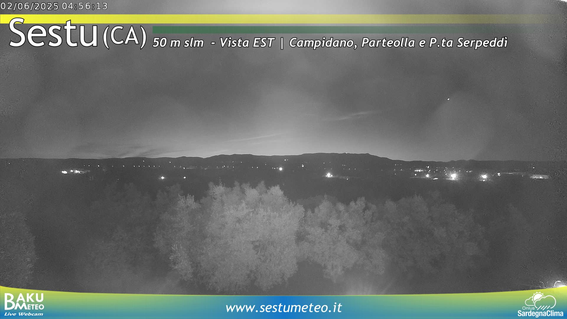time-lapse frame, Sestu webcam