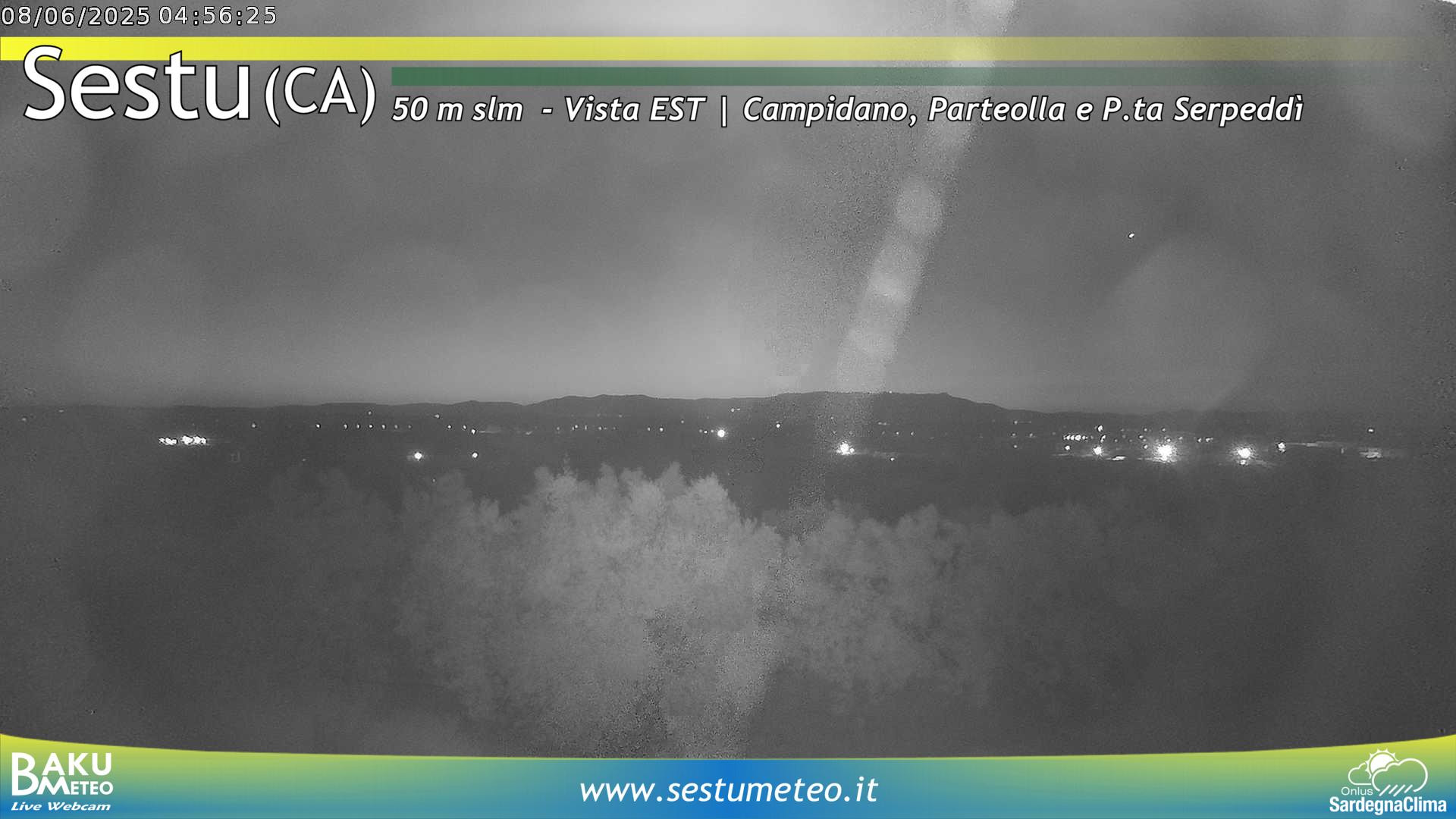 time-lapse frame, Sestu webcam