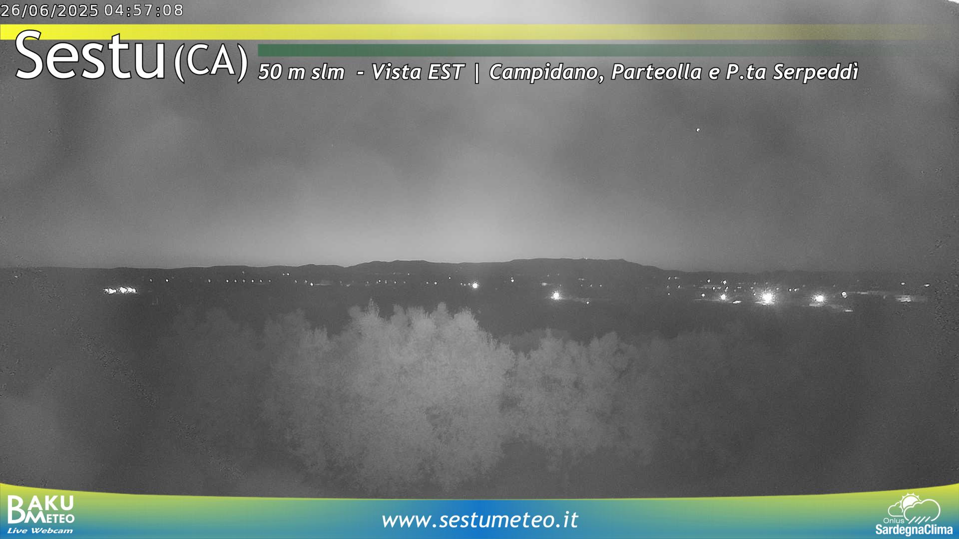 time-lapse frame, Sestu webcam