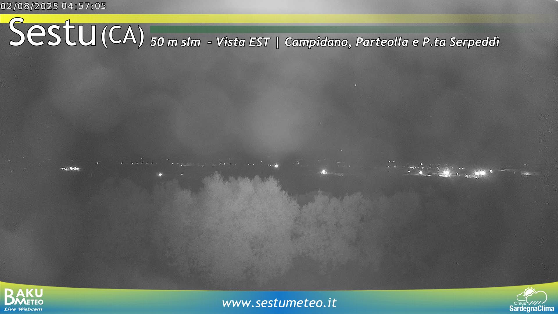 time-lapse frame, Sestu webcam