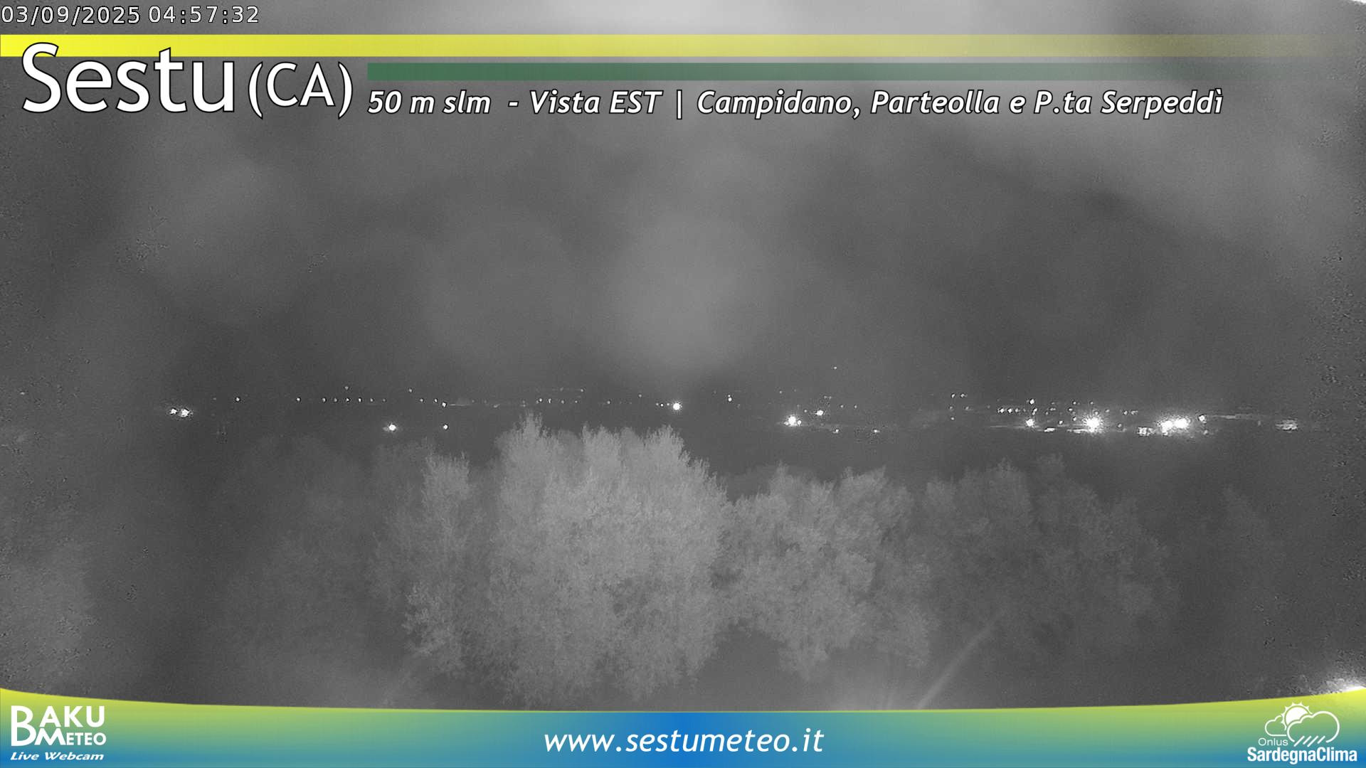 time-lapse frame, Sestu webcam