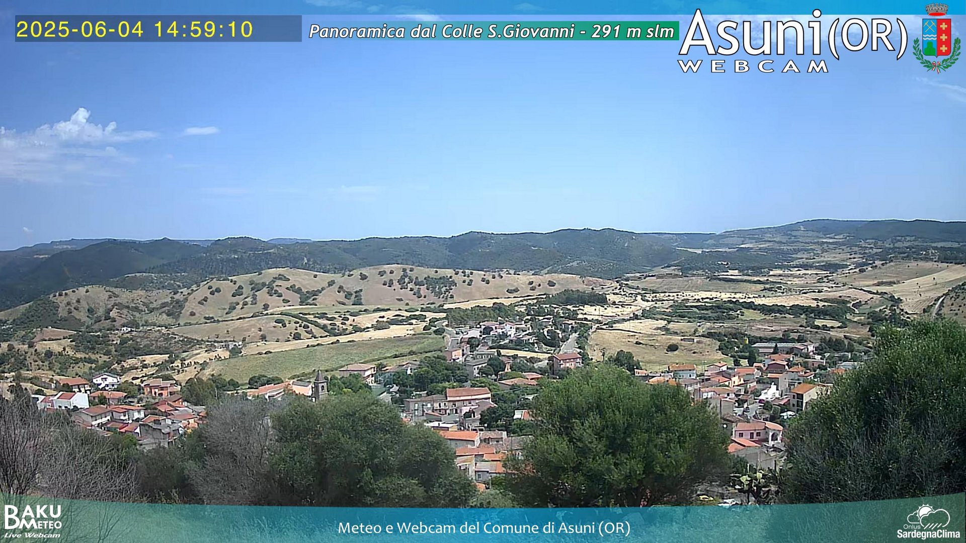 time-lapse frame, Asuni San Giovanni webcam