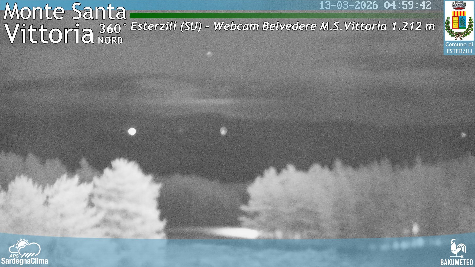 time-lapse frame, Asuni San Giovanni webcam