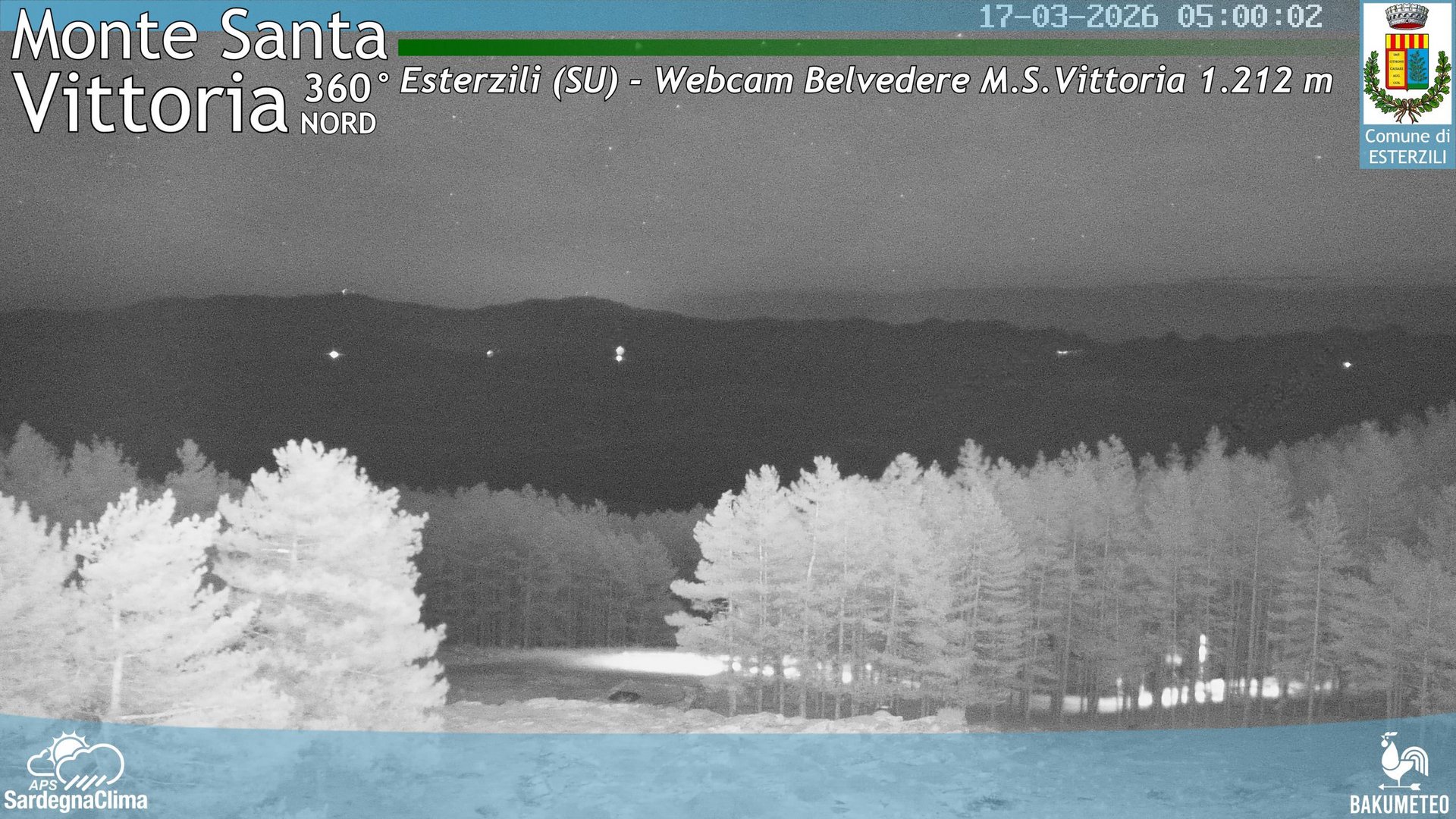 time-lapse frame, Asuni San Giovanni webcam