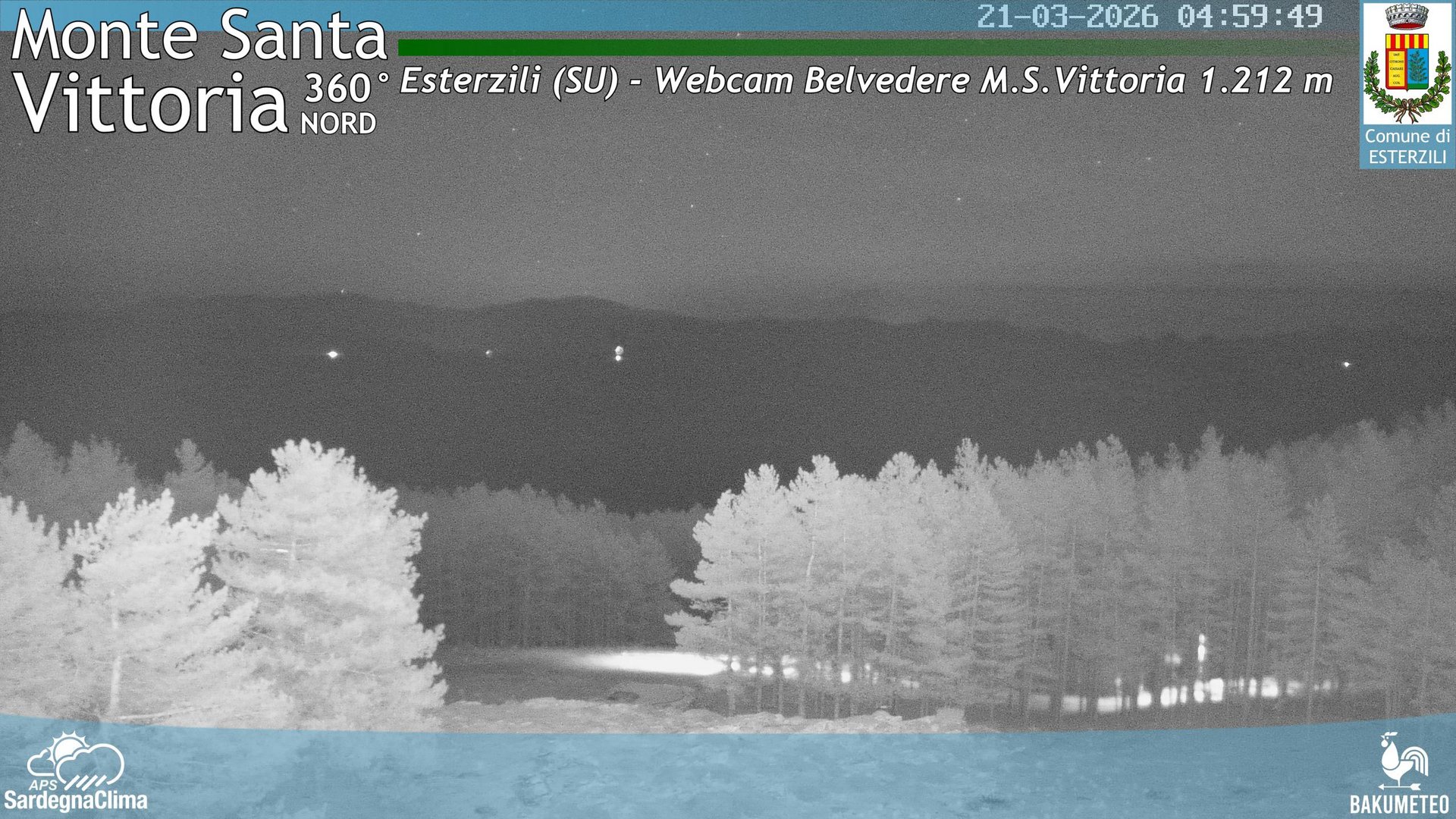 time-lapse frame, Asuni San Giovanni webcam