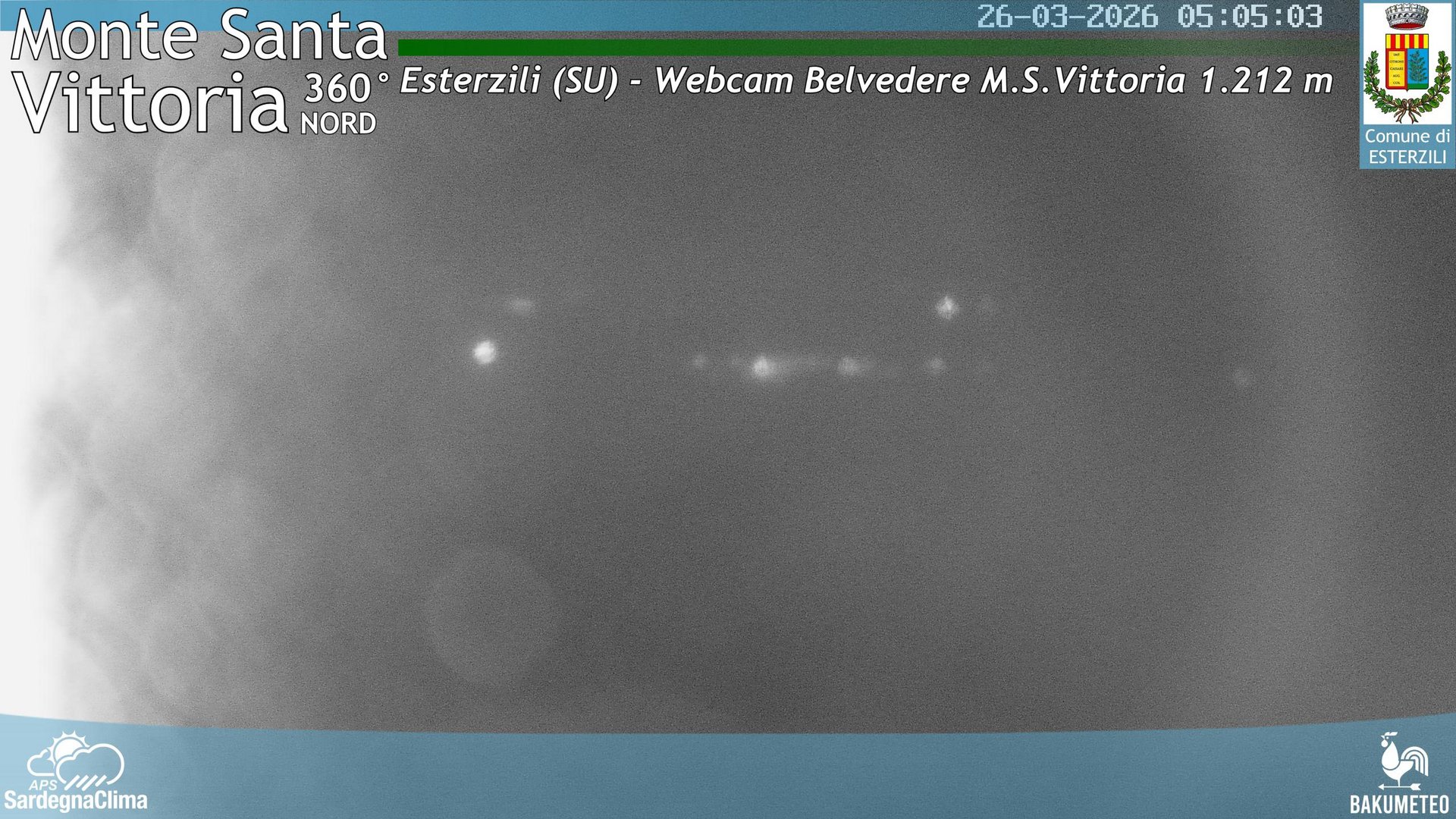 time-lapse frame, Asuni San Giovanni webcam