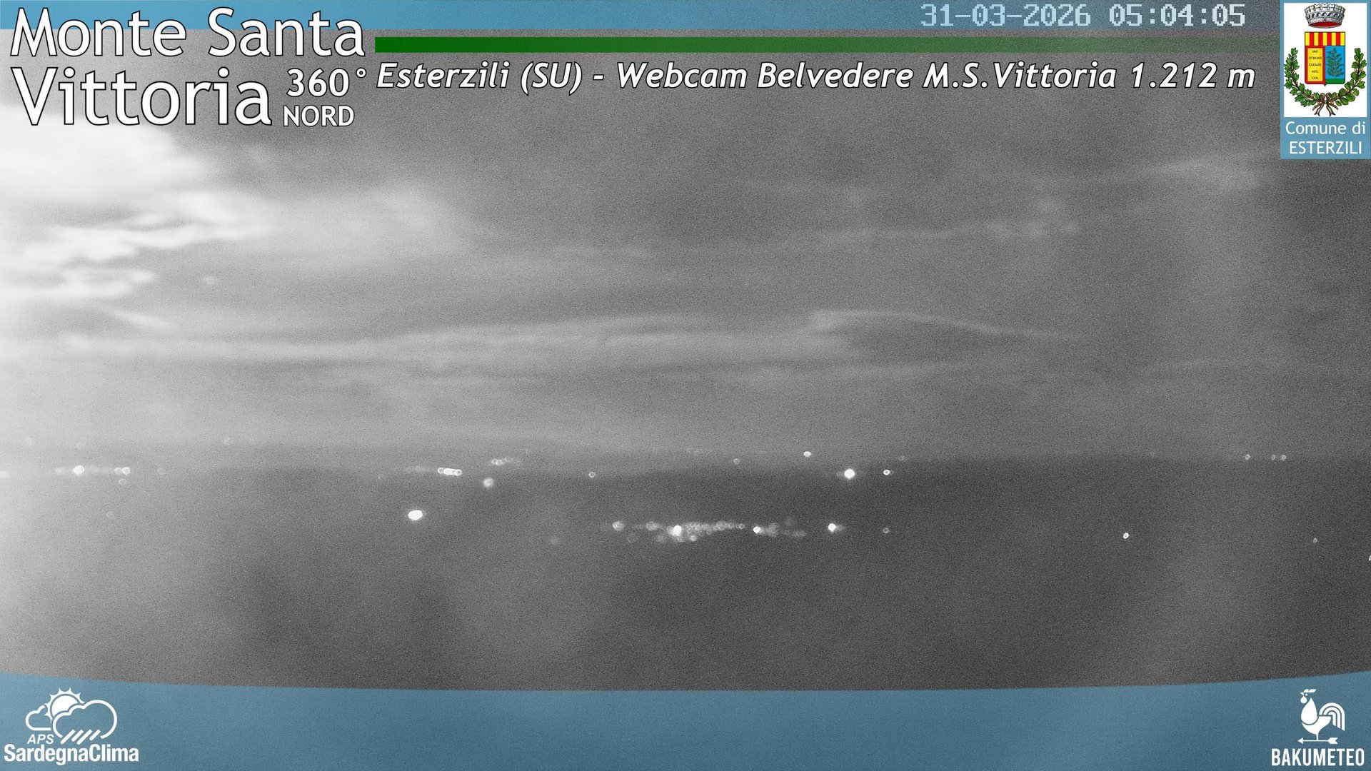 time-lapse frame, Asuni San Giovanni webcam