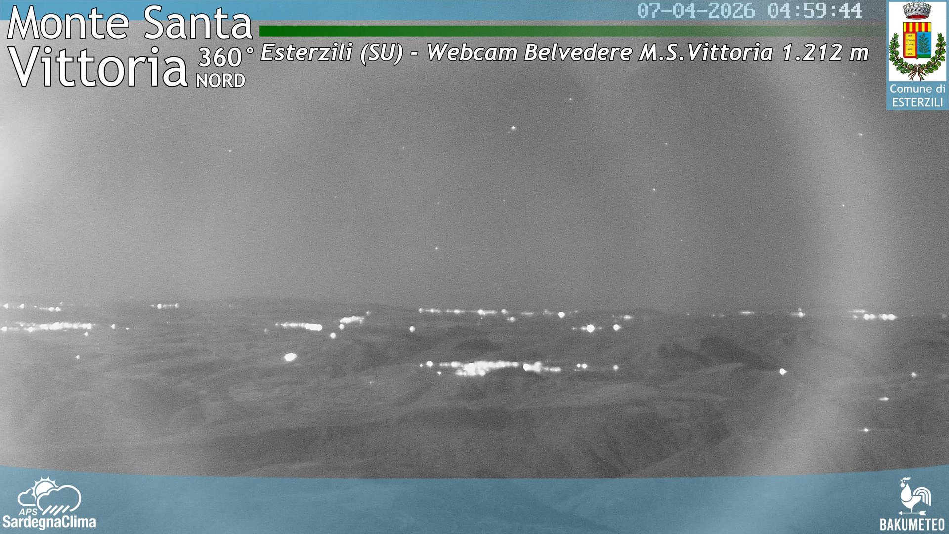 time-lapse frame, Asuni San Giovanni webcam