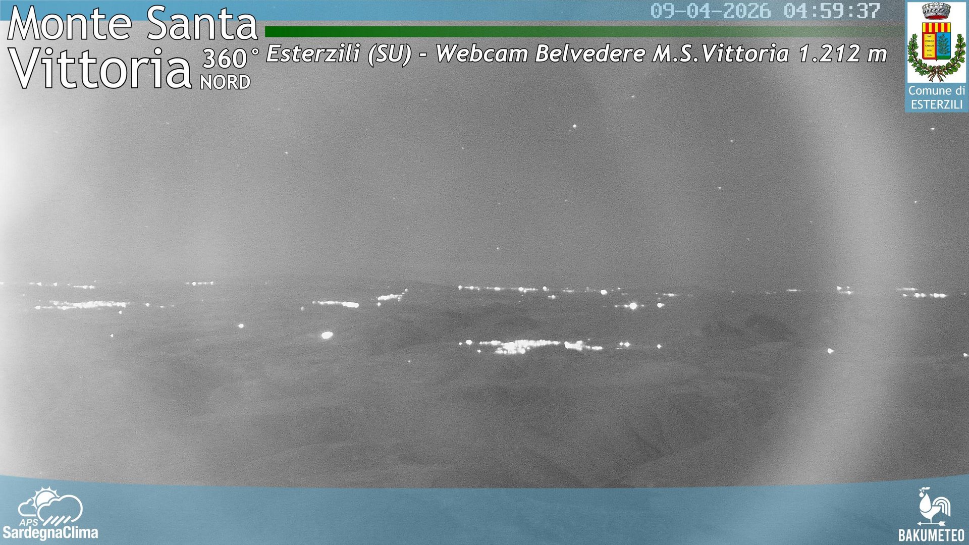 time-lapse frame, Asuni San Giovanni webcam