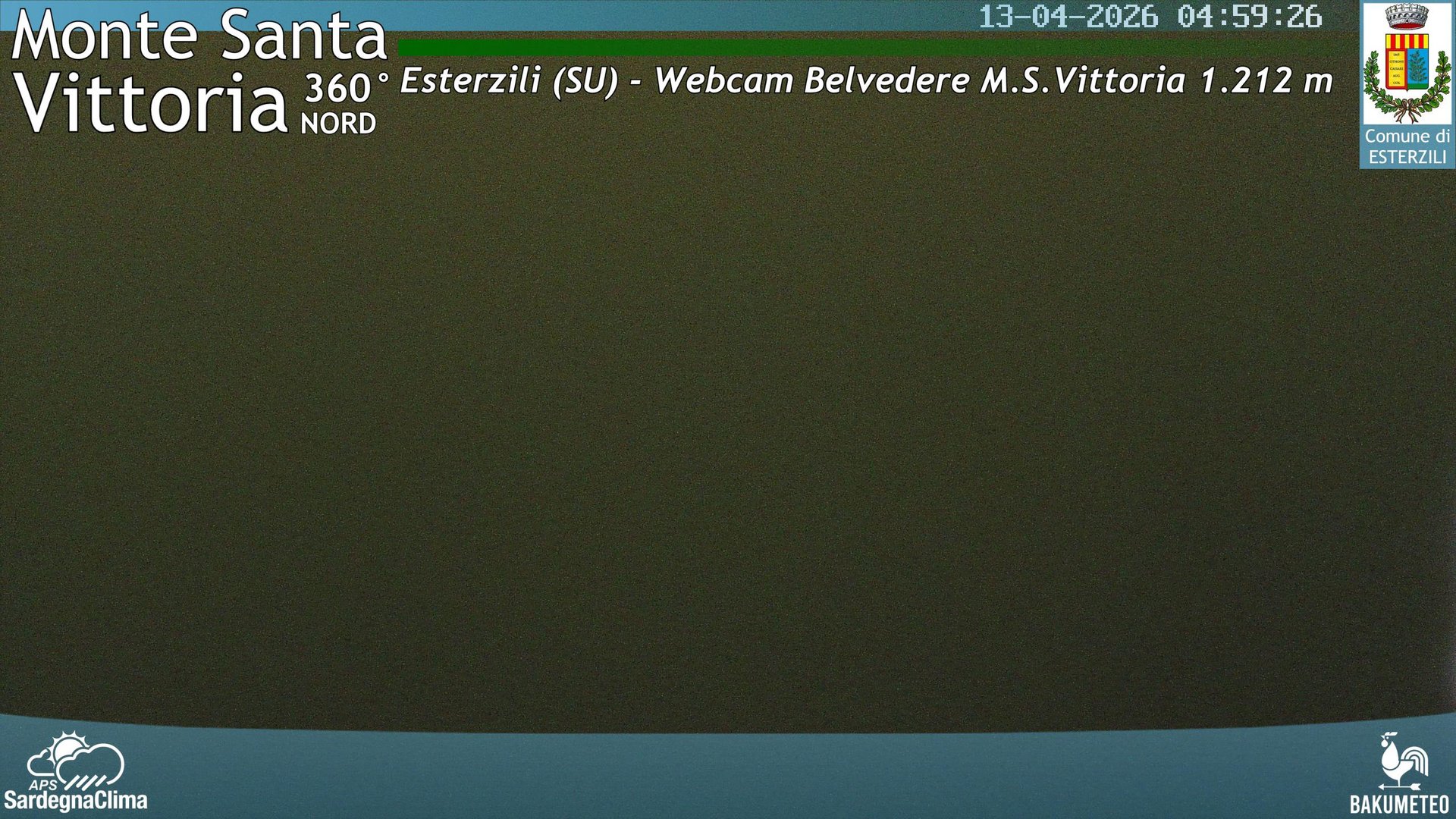 time-lapse frame, Asuni San Giovanni webcam