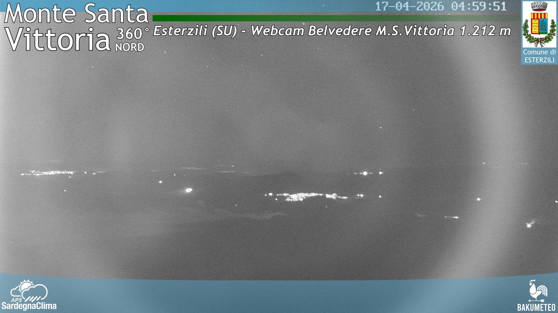 time-lapse frame, Asuni San Giovanni webcam
