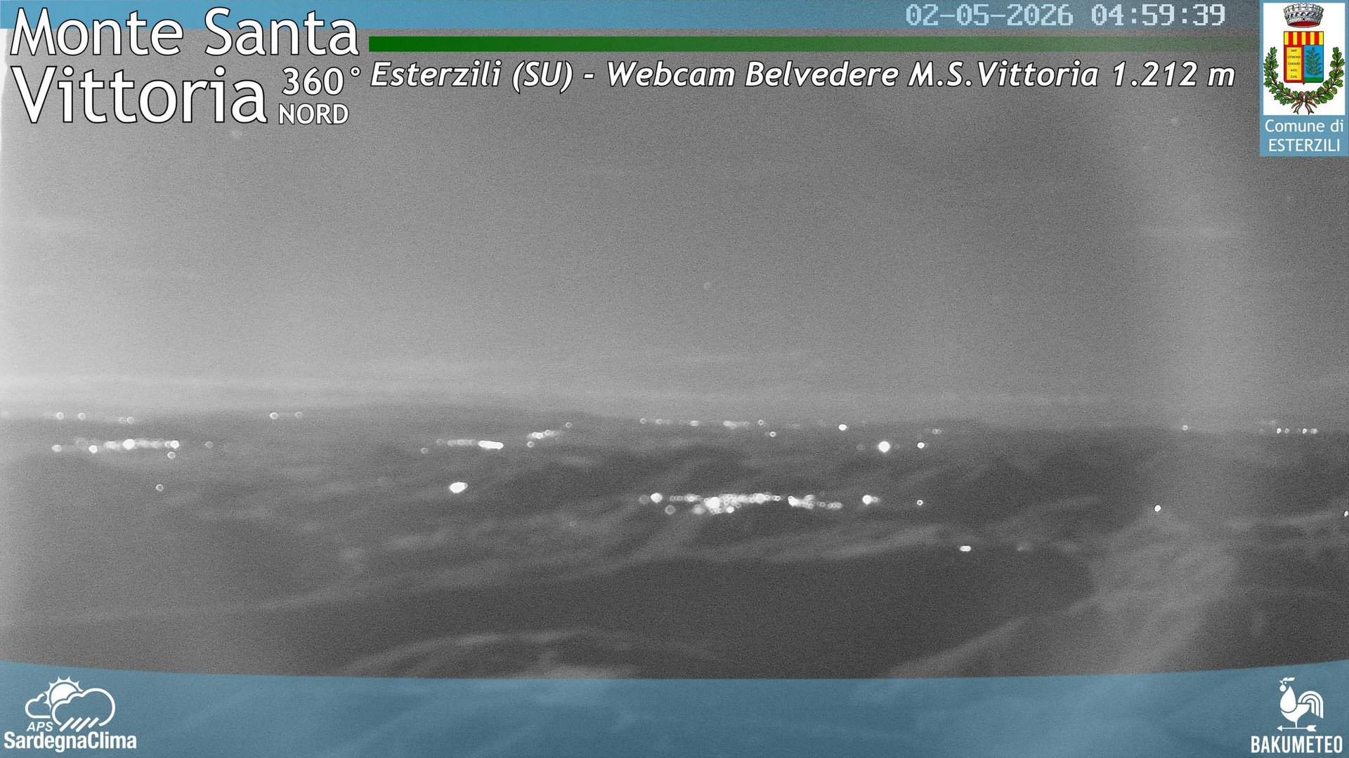 time-lapse frame, Asuni San Giovanni webcam