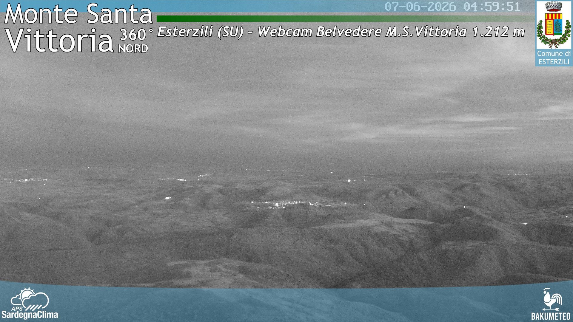 time-lapse frame, Asuni San Giovanni webcam