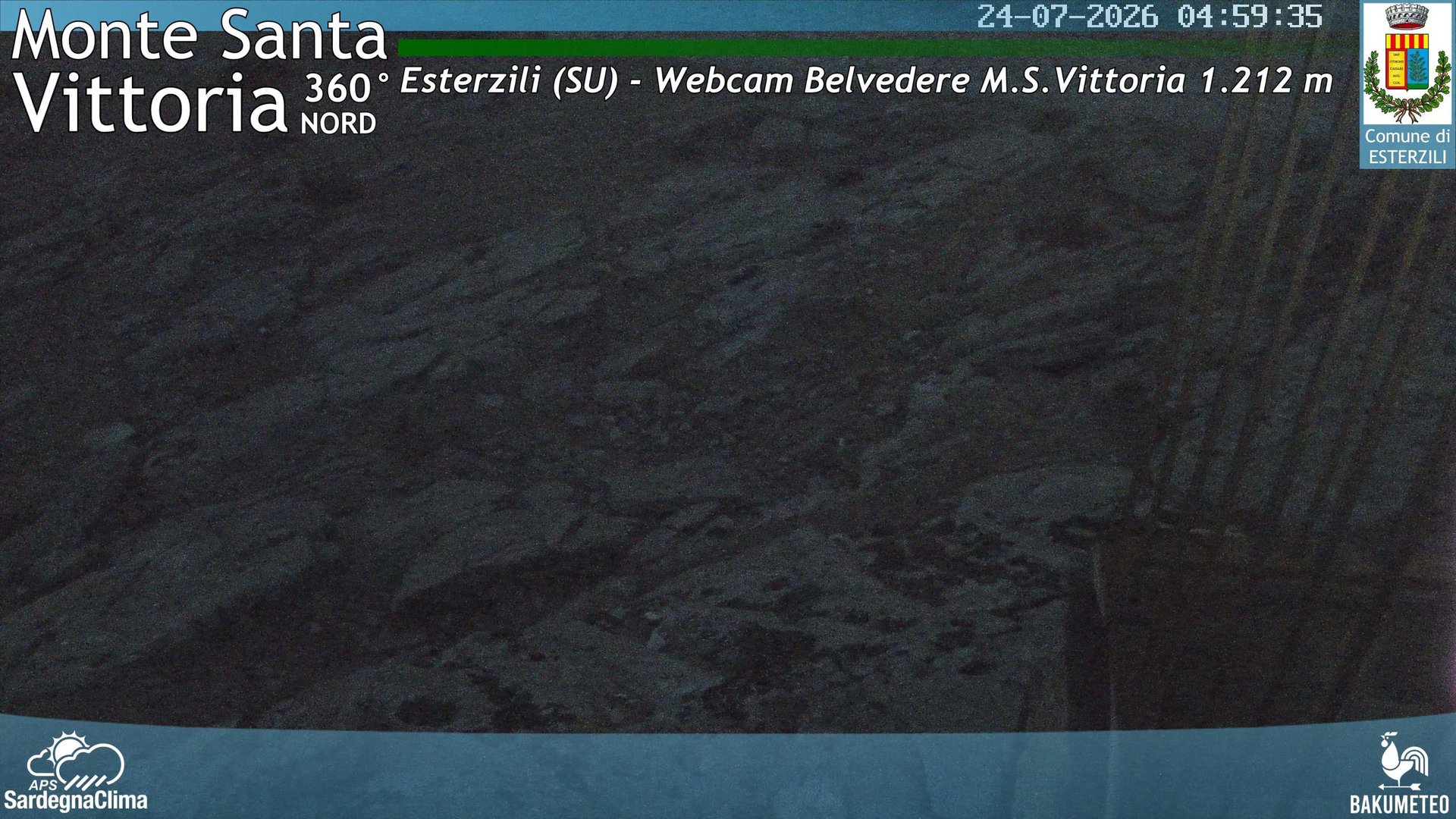 time-lapse frame, Asuni San Giovanni webcam
