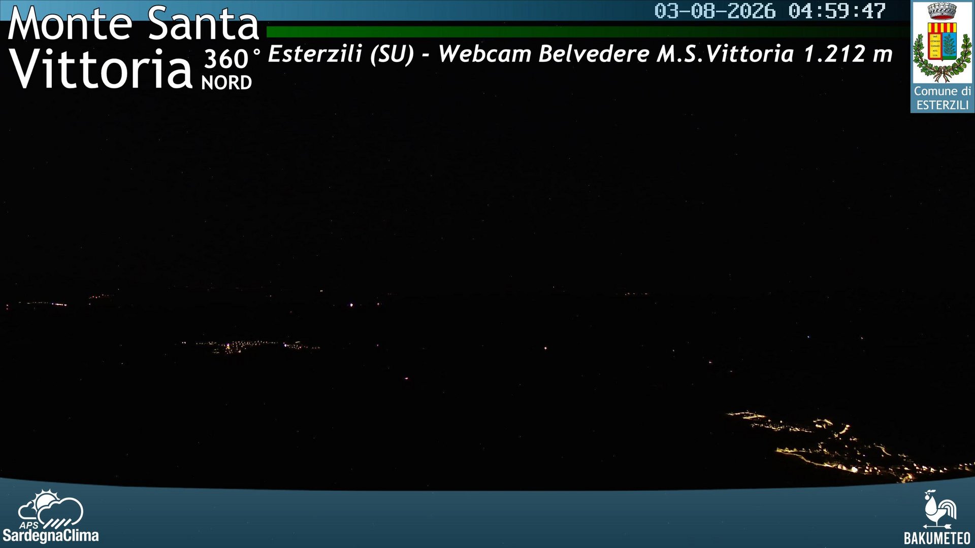 time-lapse frame, Asuni San Giovanni webcam