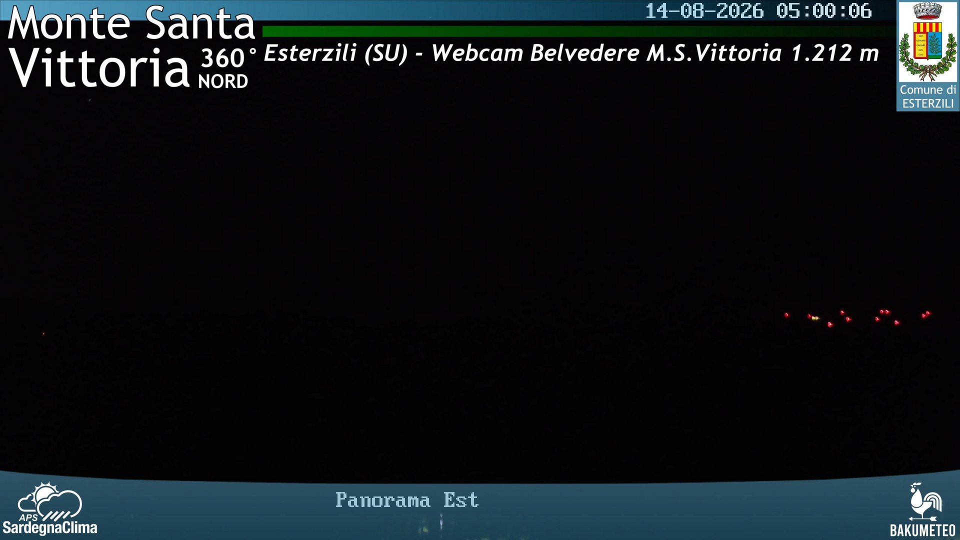 time-lapse frame, Asuni San Giovanni webcam