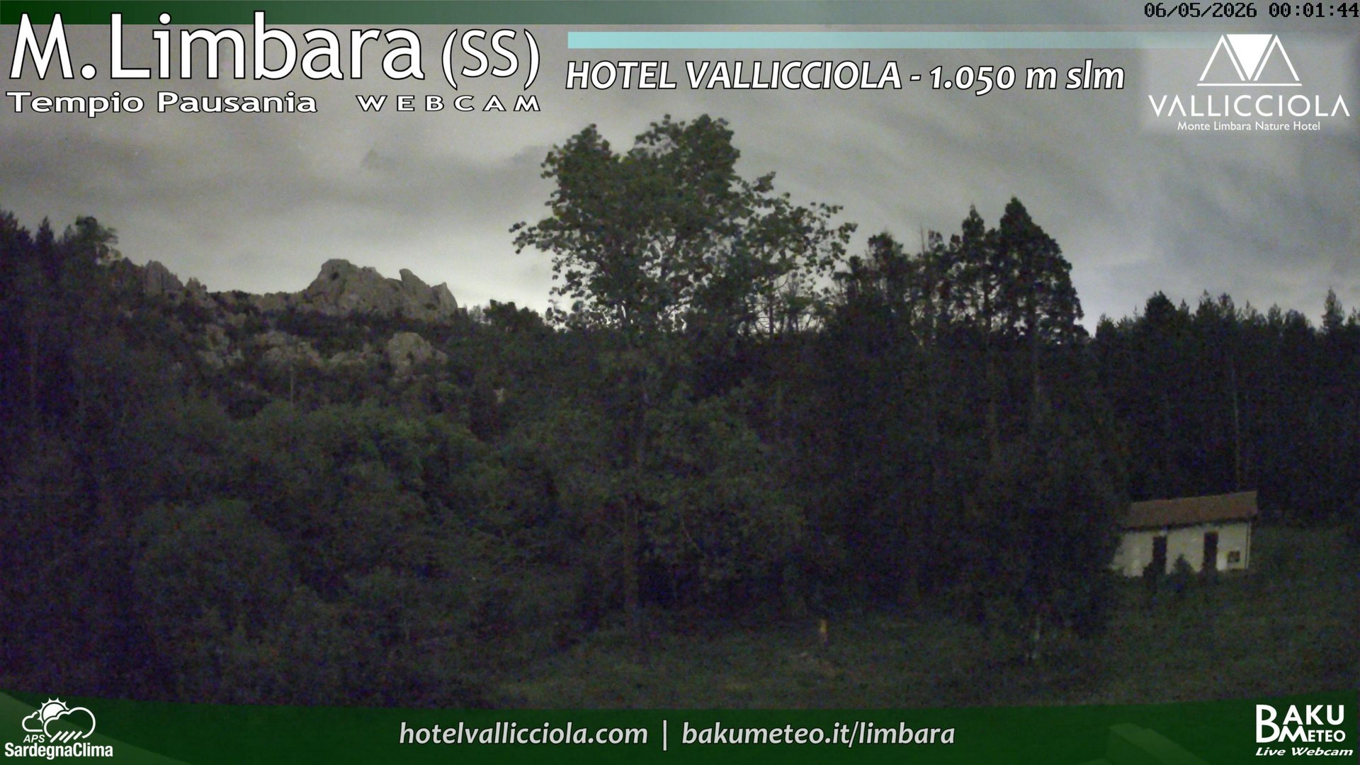time-lapse frame, Monte Limbara Vallicciola webcam