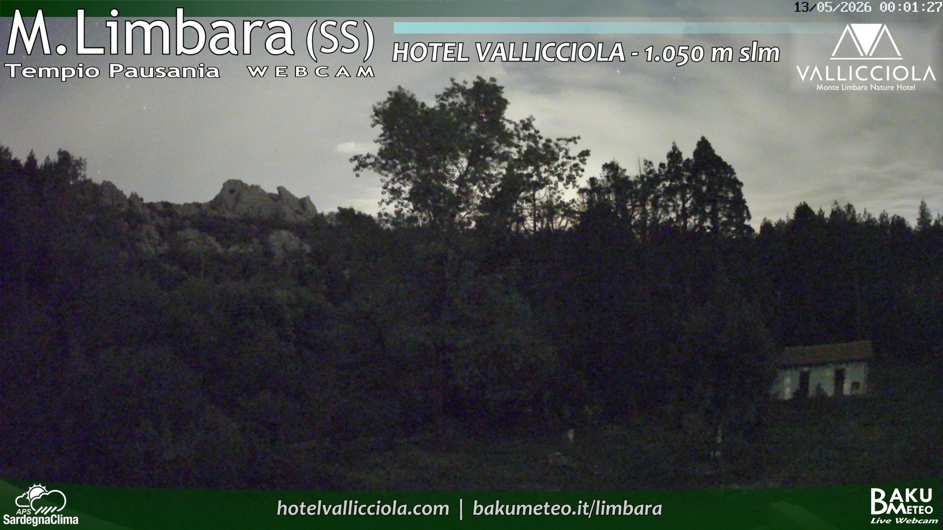 time-lapse frame, Monte Limbara Vallicciola webcam