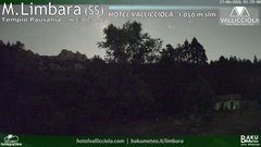 view from Monte Limbara Vallicciola on 2026-06-17