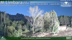 view from Monte Limbara Vallicciola on 2026-08-04