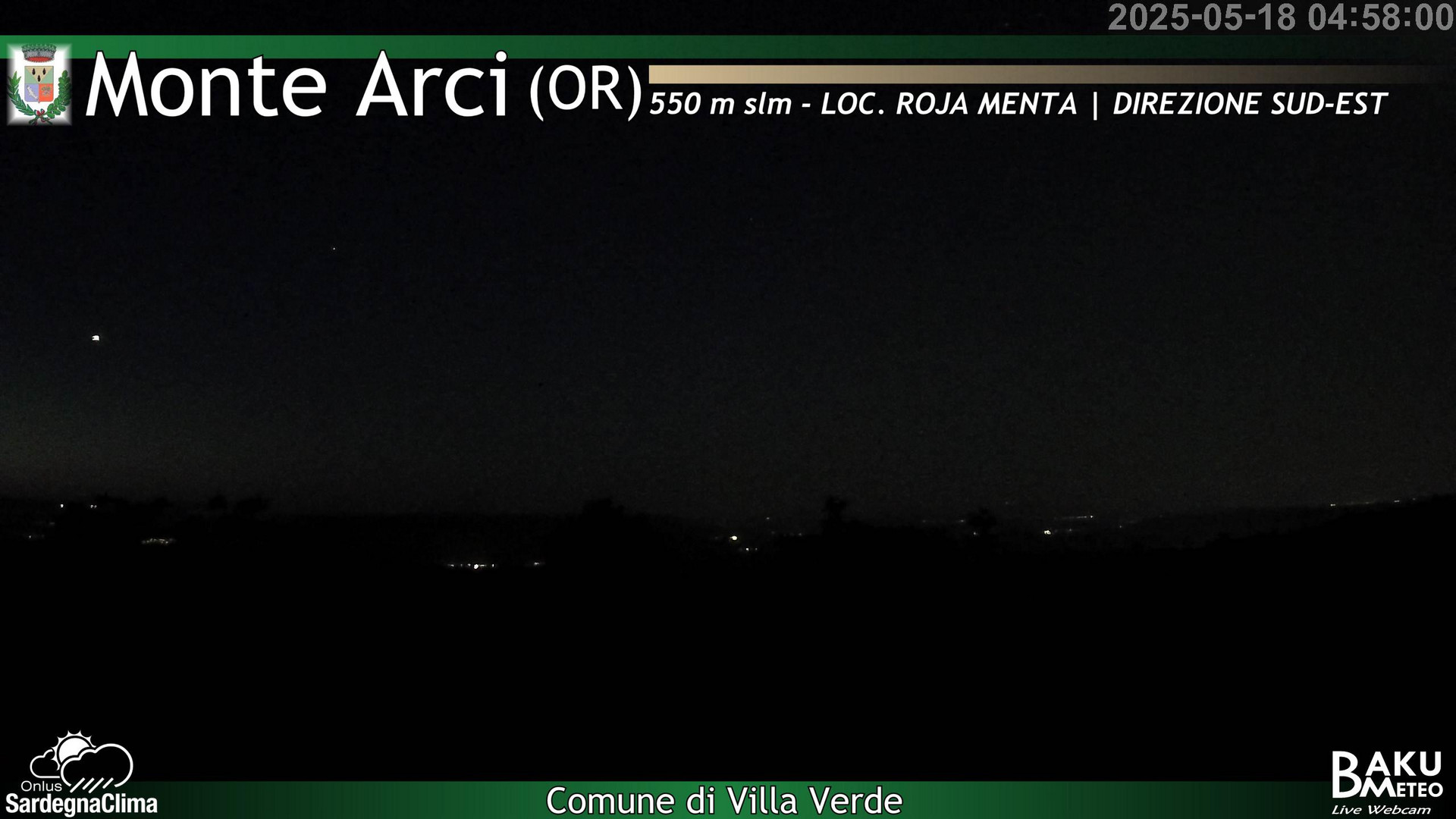 time-lapse frame, Roja Menta webcam