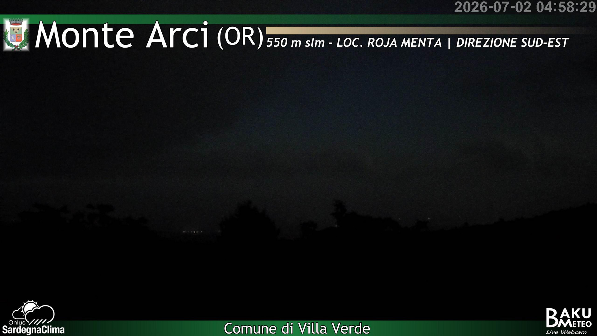 time-lapse frame, Roja Menta webcam