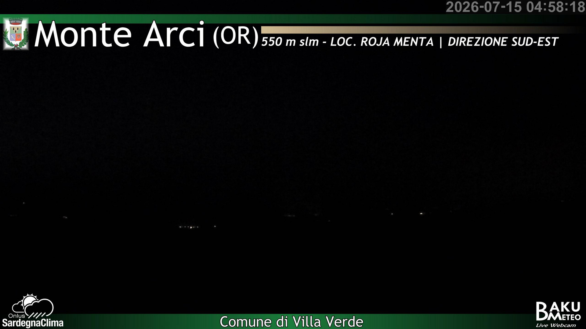 time-lapse frame, Roja Menta webcam