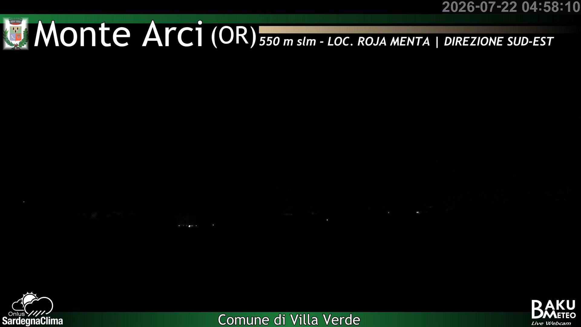 time-lapse frame, Roja Menta webcam