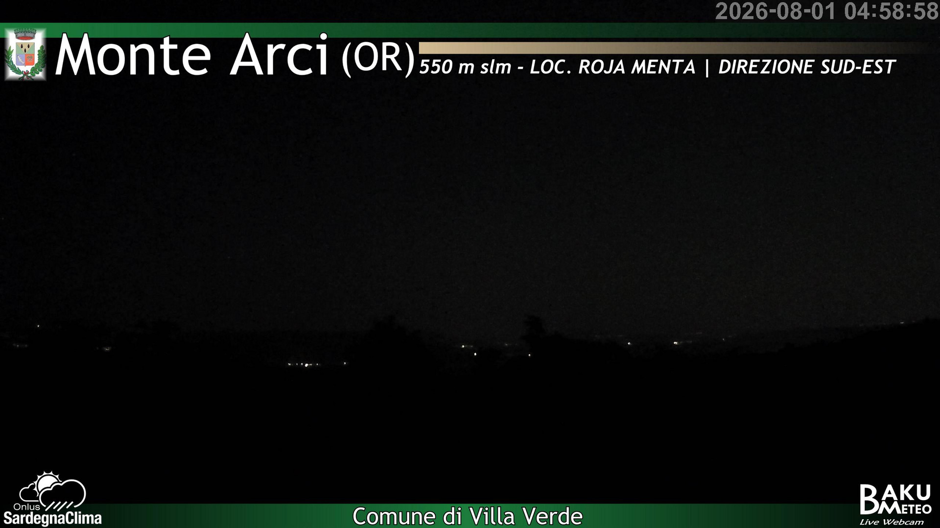 time-lapse frame, Roja Menta webcam