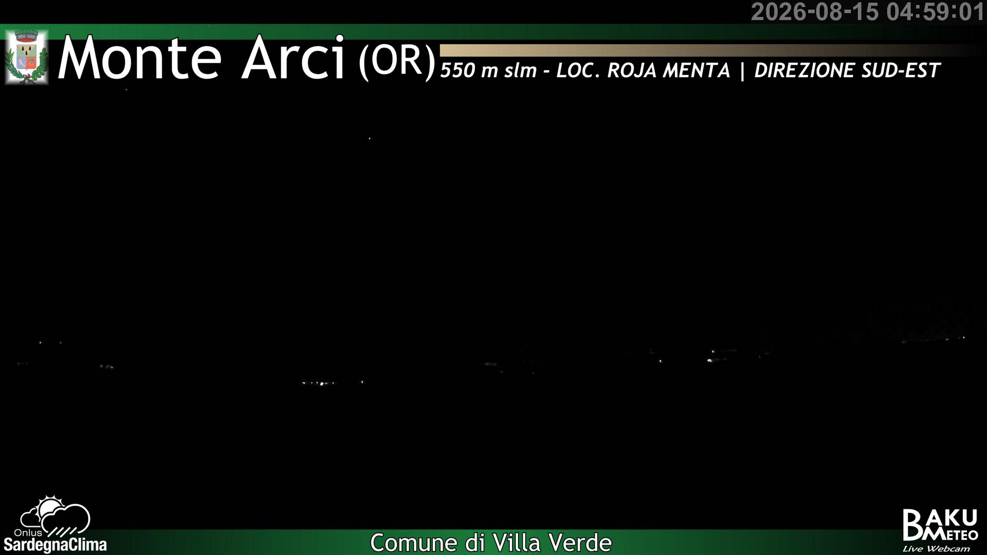 time-lapse frame, Roja Menta webcam
