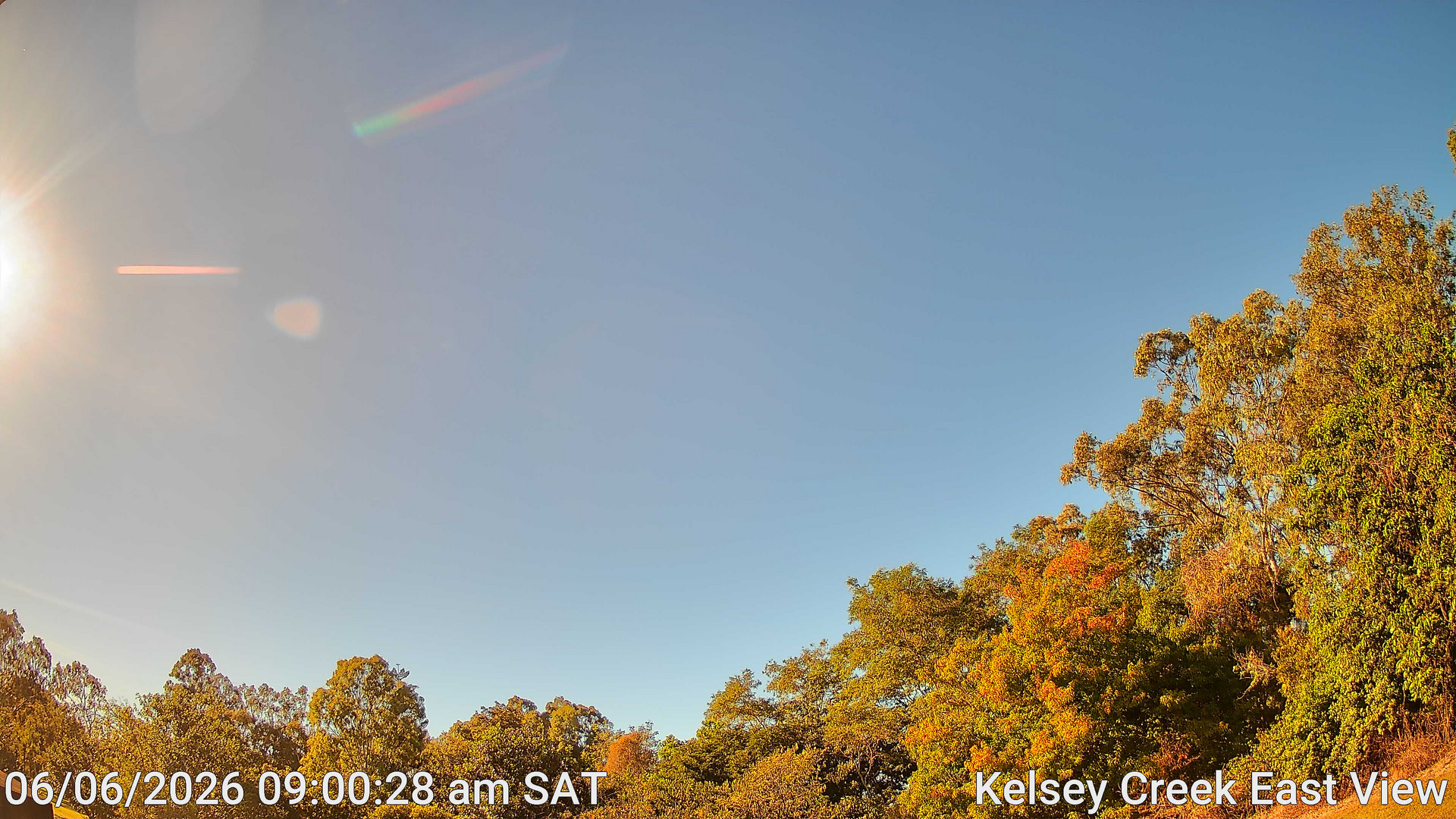 time-lapse frame, Kelsey Creek East View webcam