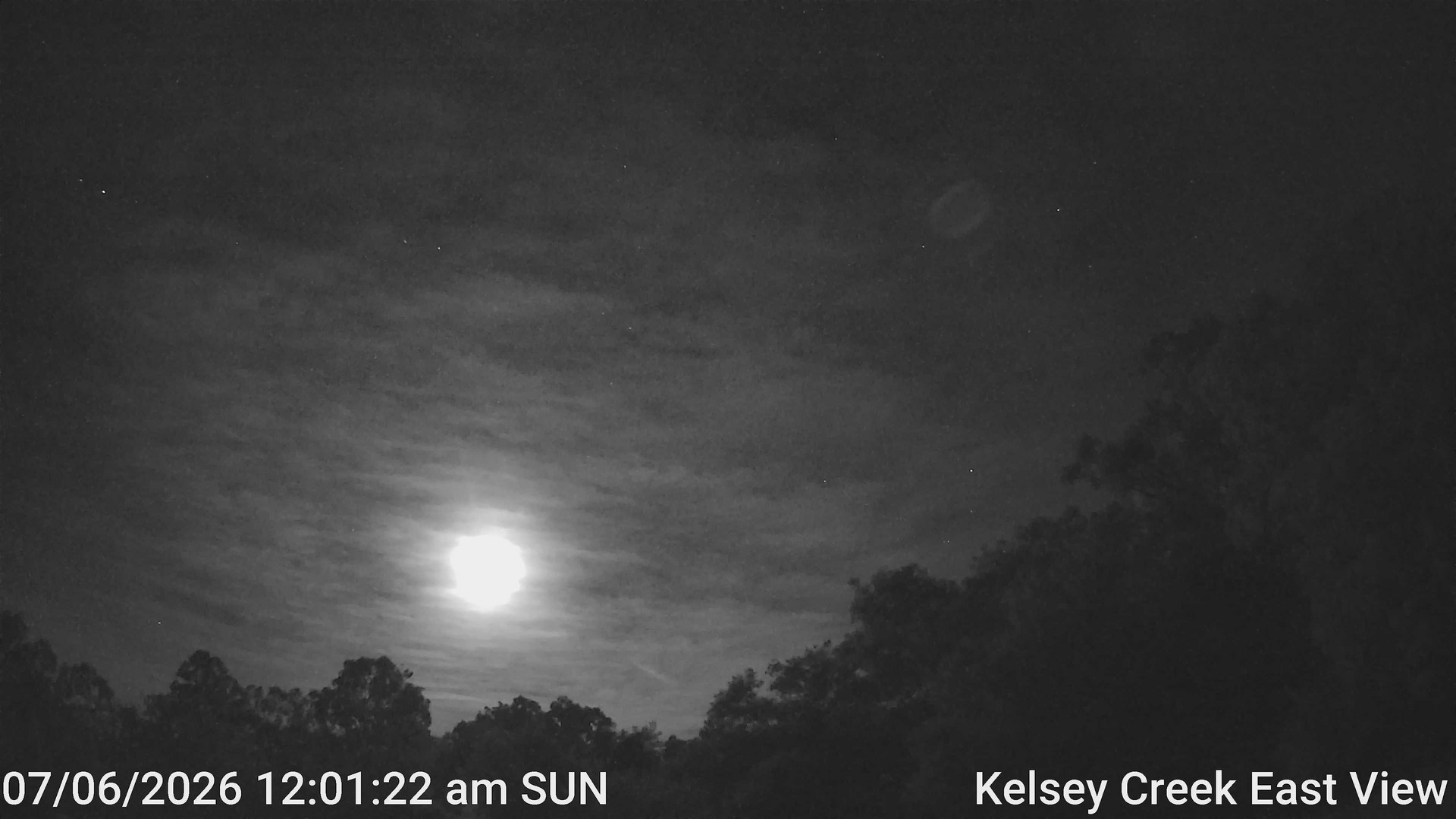time-lapse frame, Kelsey Creek East View webcam