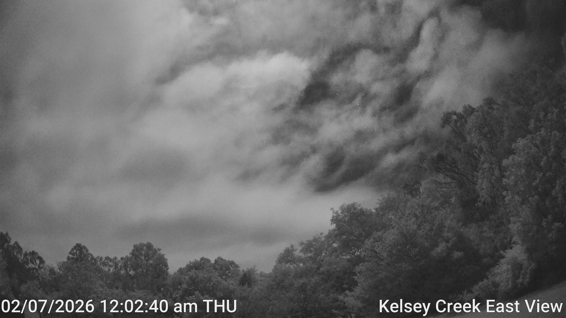 time-lapse frame, Kelsey Creek East View webcam