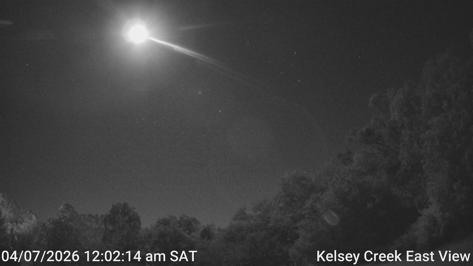 time-lapse frame, Kelsey Creek East View webcam
