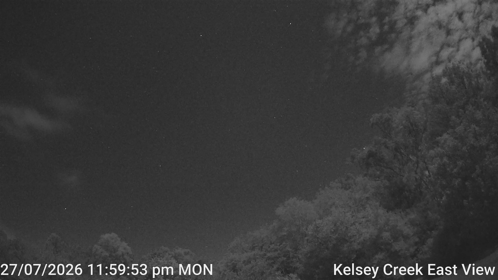 time-lapse frame, Kelsey Creek East View webcam