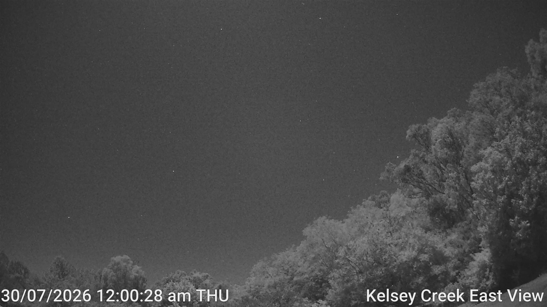 time-lapse frame, Kelsey Creek East View webcam