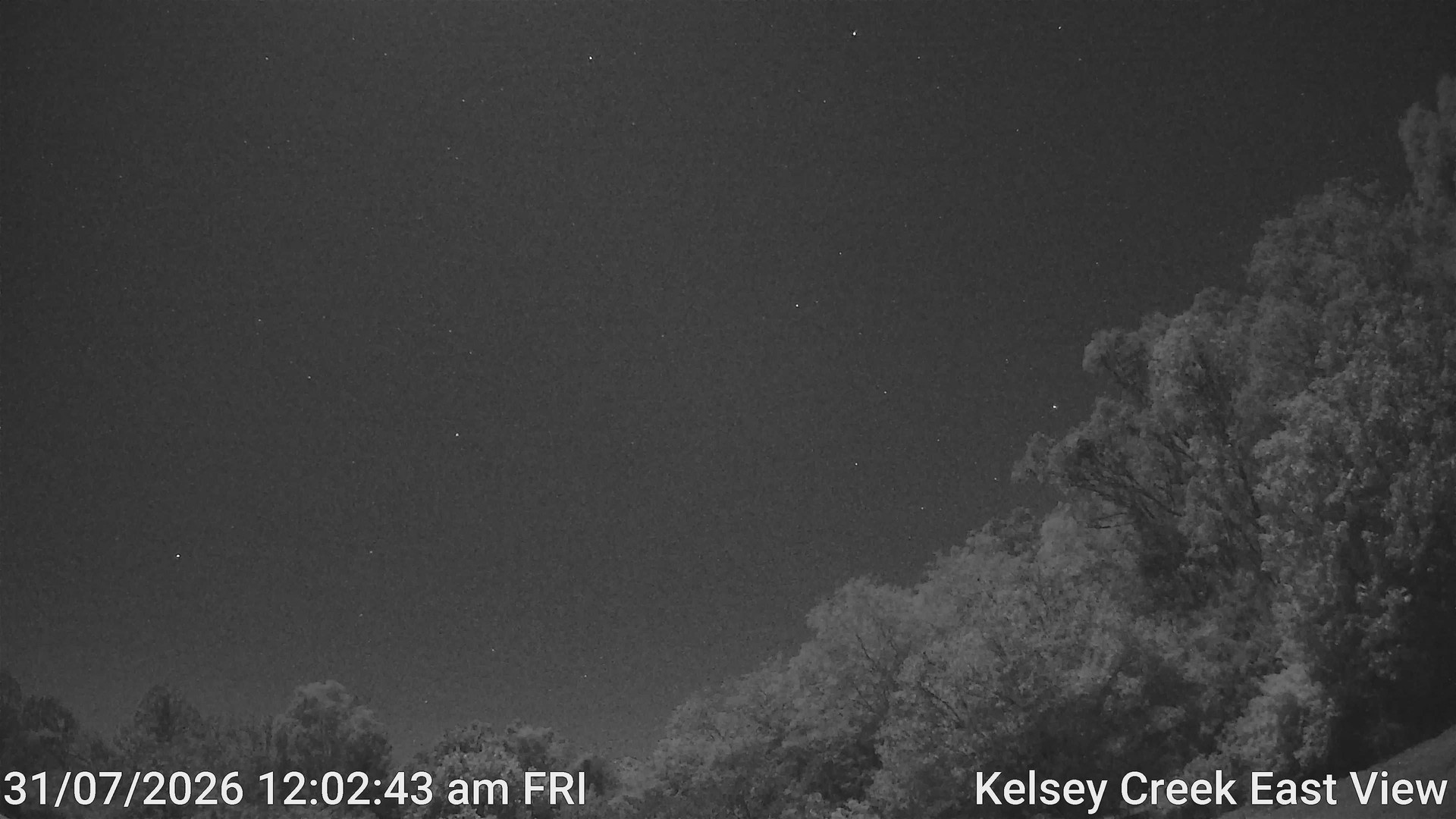 time-lapse frame, Kelsey Creek East View webcam
