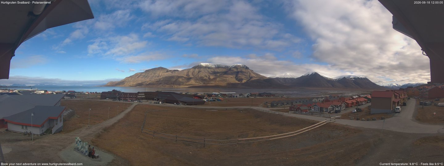 view from Hurtigruten Svalbard - Hiorthfjellet on 2026-08-18