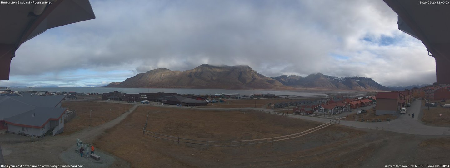 view from Hurtigruten Svalbard - Hiorthfjellet on 2026-08-23