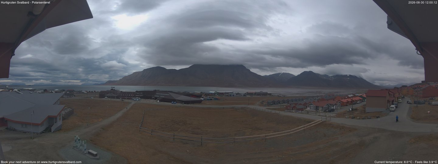 view from Hurtigruten Svalbard - Hiorthfjellet on 2026-08-30