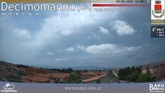 view from Decimomannu on 2025-05-20