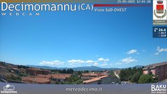 view from Decimomannu on 2025-05-25