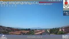 view from Decimomannu on 2025-06-27