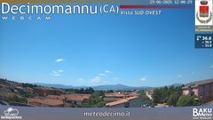 view from Decimomannu on 2025-06-29